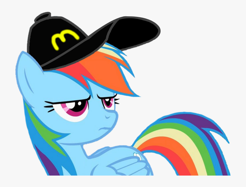Edit, Mcdonald S, Mcdonalds Swag, Pegasus, Pony, Rainbow, HD Png Download