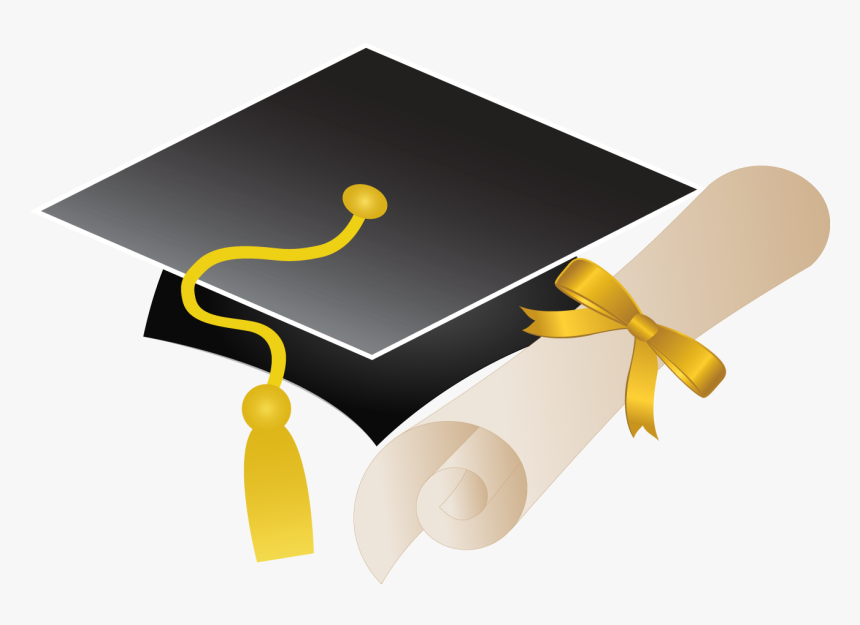 Graduation Cap And Diploma Png, Transparent Png , Transparent Png Image