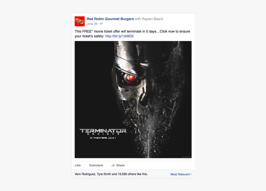 Rr Socialposts Terminator, HD Png Download