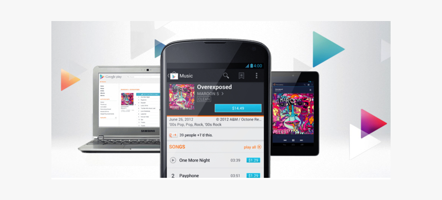 Google Play Music All Access Unveiled, HD Png Download