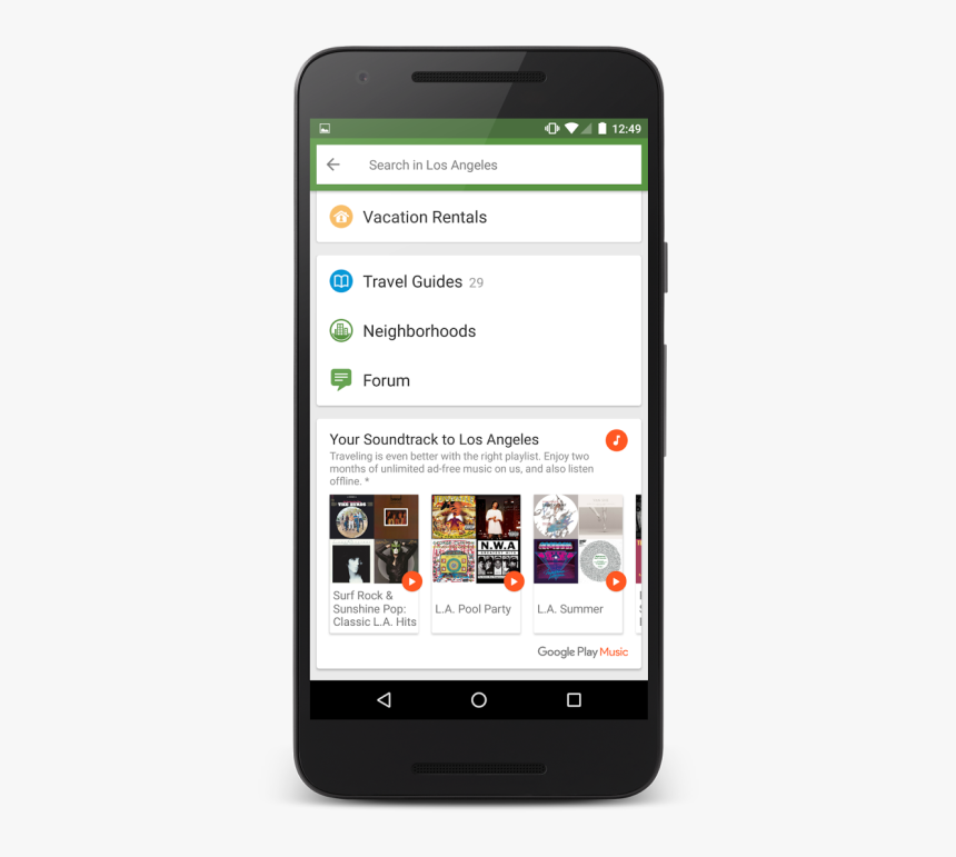 Tripadvisor Dances With Google Play Music, HD Png Download