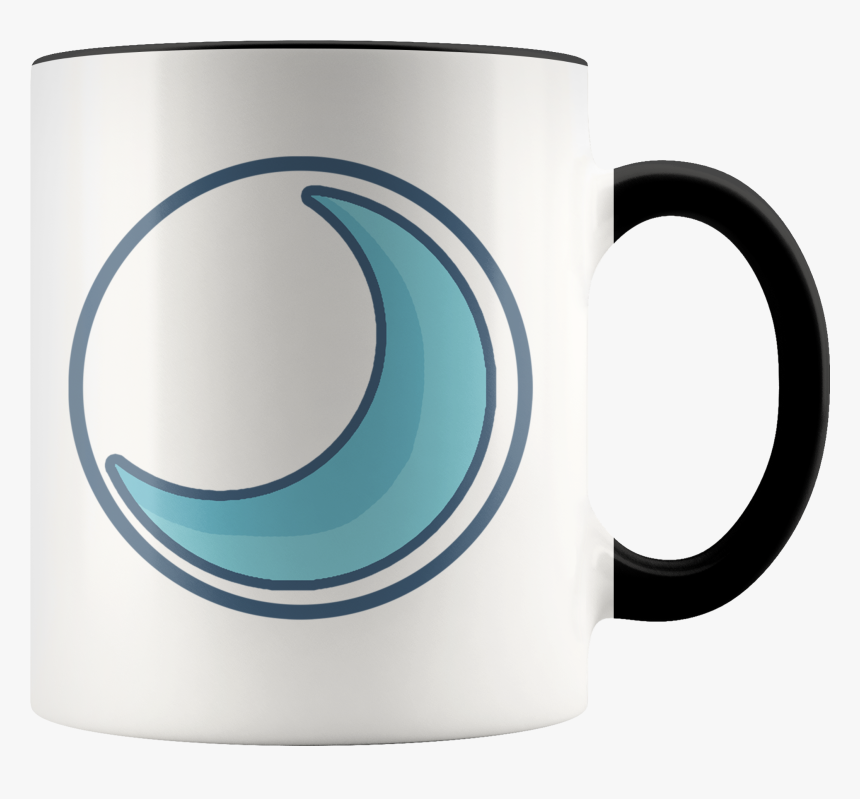 Crescent Moon Wiccan Spiritual Symbol 11oz, HD Png Download