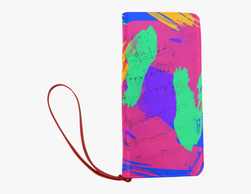 Groovy Paint Brush Strokes With Music Notes Women S, HD Png Download