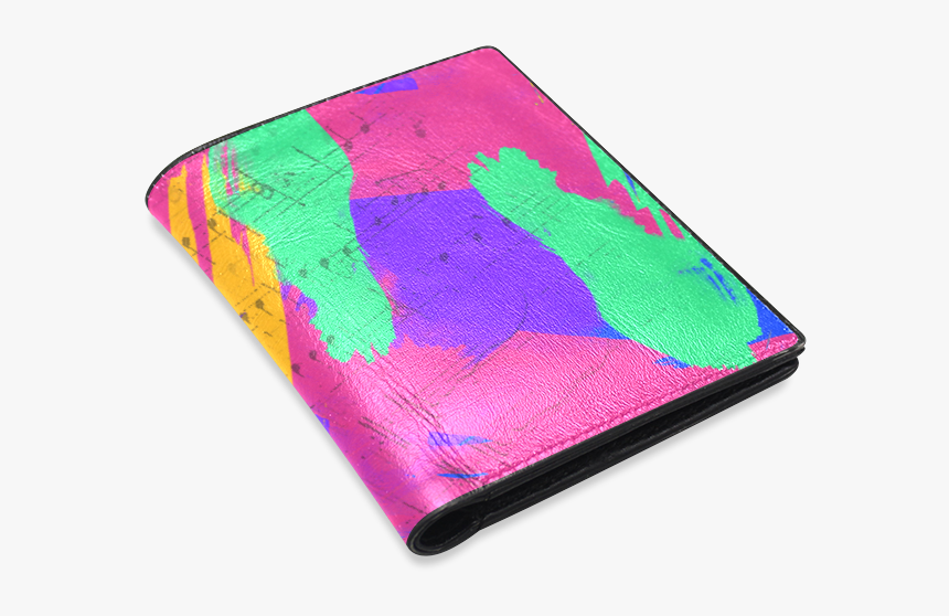 Groovy Paint Brush Strokes With Music Notes Men S Leather, HD Png Download