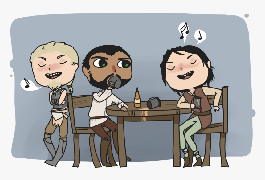 Jon Battle-born, Zander And Onmund Having A Good Time, HD Png Download