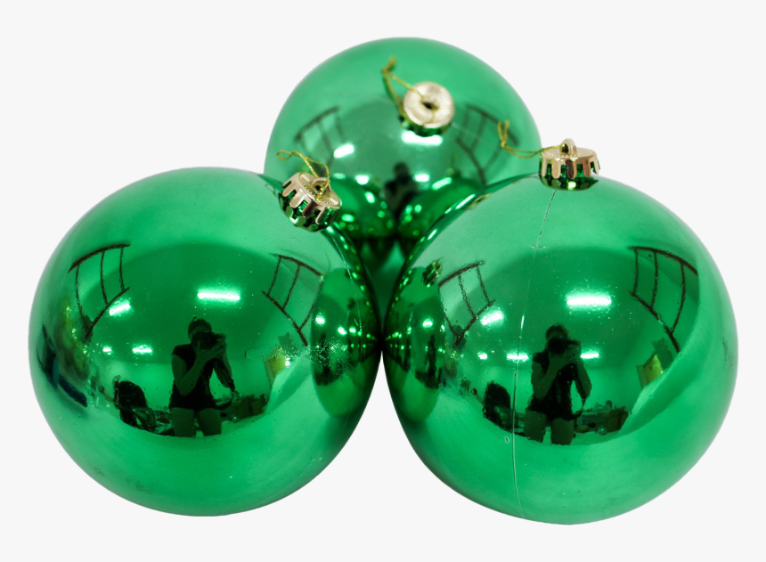 Green Christmas Ball Png Transparent Image, Png Download