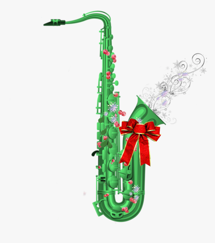 # Saxaphoneday # Sax # Saxaphone # Green # Holly #berries, HD Png Download