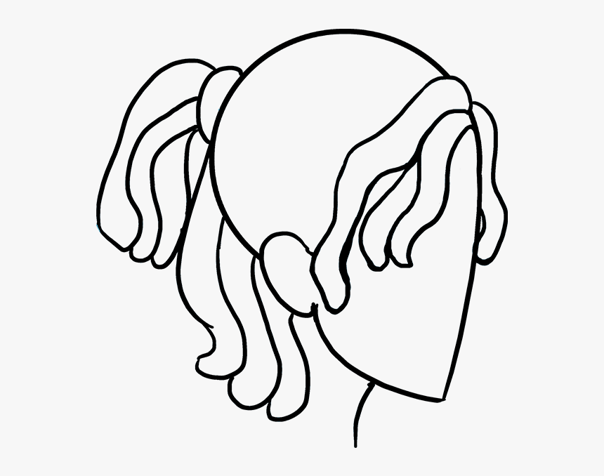 How To Draw Dreadlocks, HD Png Download