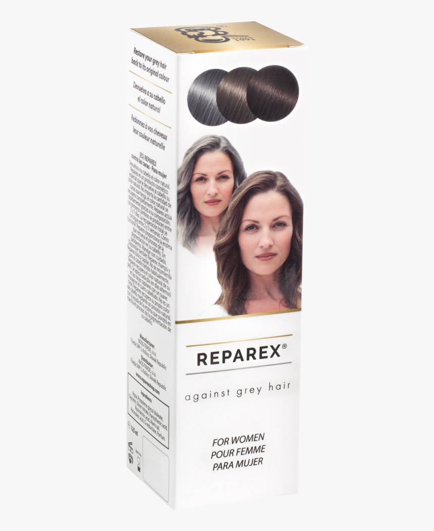 Reparex Against Grey Hair Woman, HD Png Download