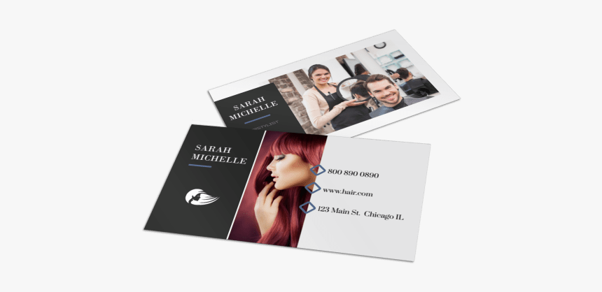 Hair Stylist Business Card Template Preview Hd Png Download