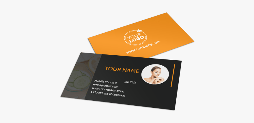 Creative Beauty Spa Business Card Template Preview, HD Png Download