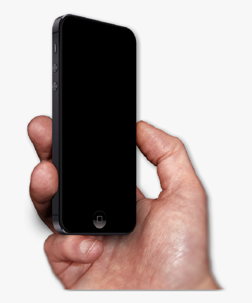 Hand Holding Iphone Using Hover Video Pro, HD Png Download