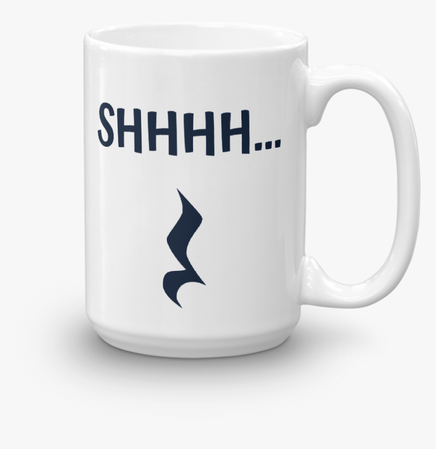 Shhhh Quarter Rest Music Mug, HD Png Download