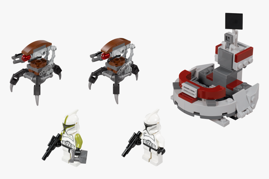 Lego Star Wars Clone Troopers Vs Droidekas , Png Download, Transparent Png
