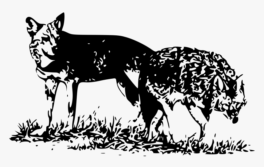 Wolf Svg Two, HD Png Download