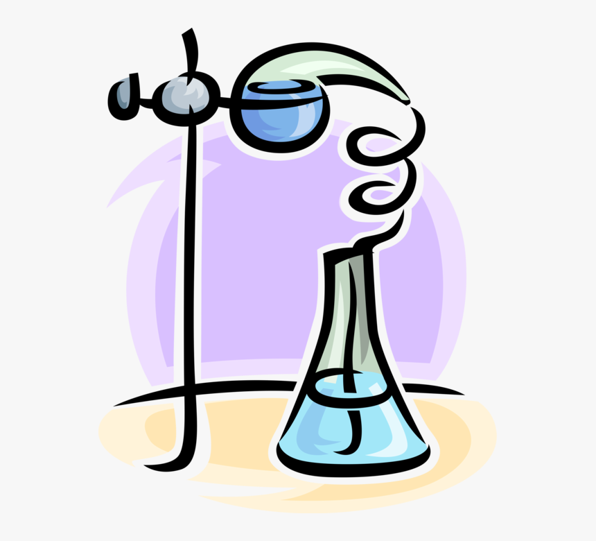 Vector Illustration Of Laboratory Beaker Glassware, HD Png Download