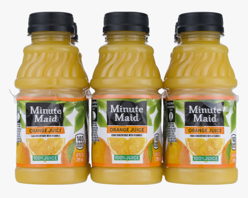 Minute Maid 100% Juice, Orange, 10 Fl Oz, 6 Count, HD Png Download