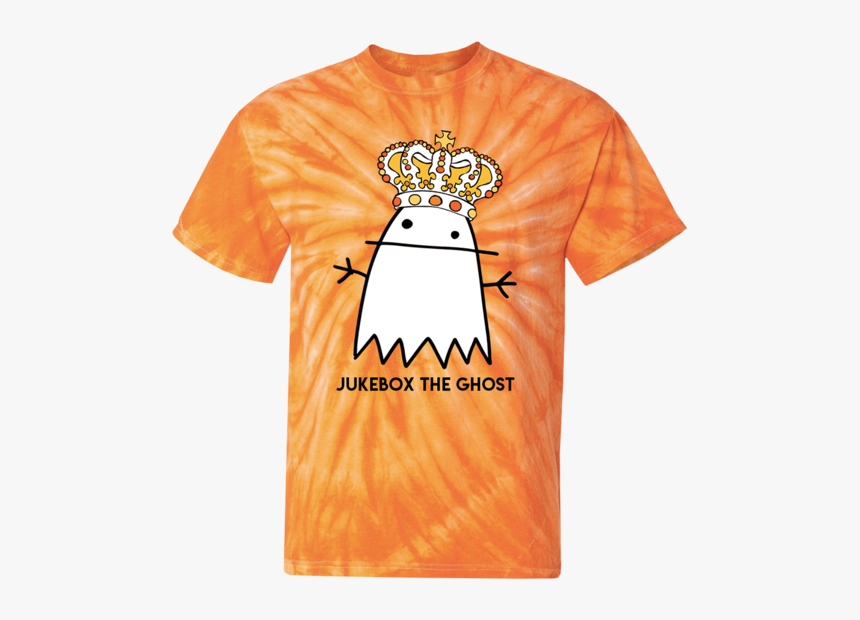 Orange Tie Dye Halloqueen Ghostie Tee, HD Png Download
