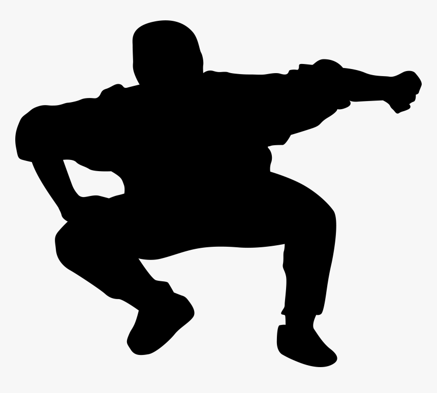 Karate Silhouette Png, Transparent Png