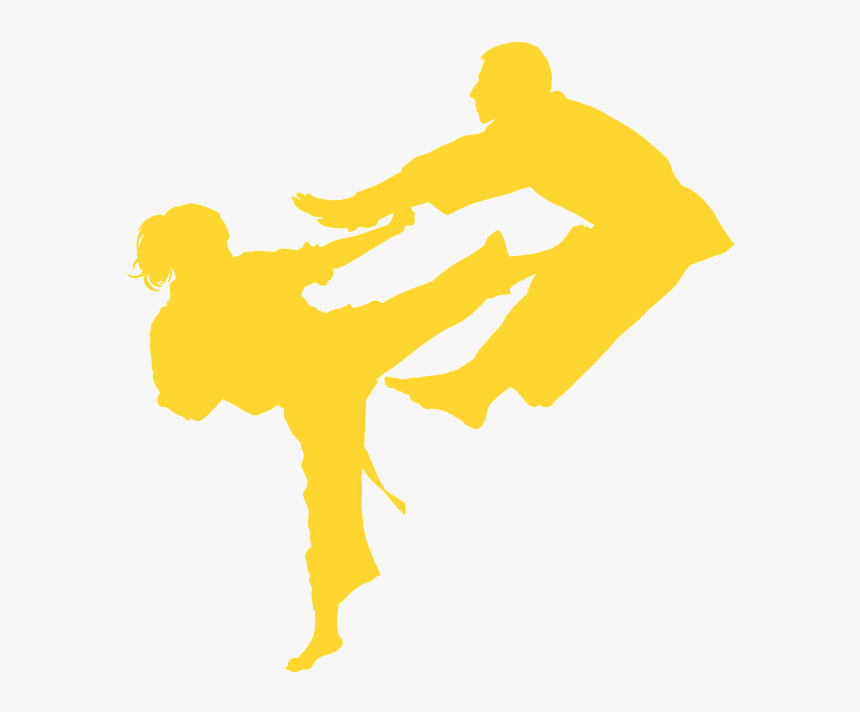 Karate Silhouette Png, Transparent Png