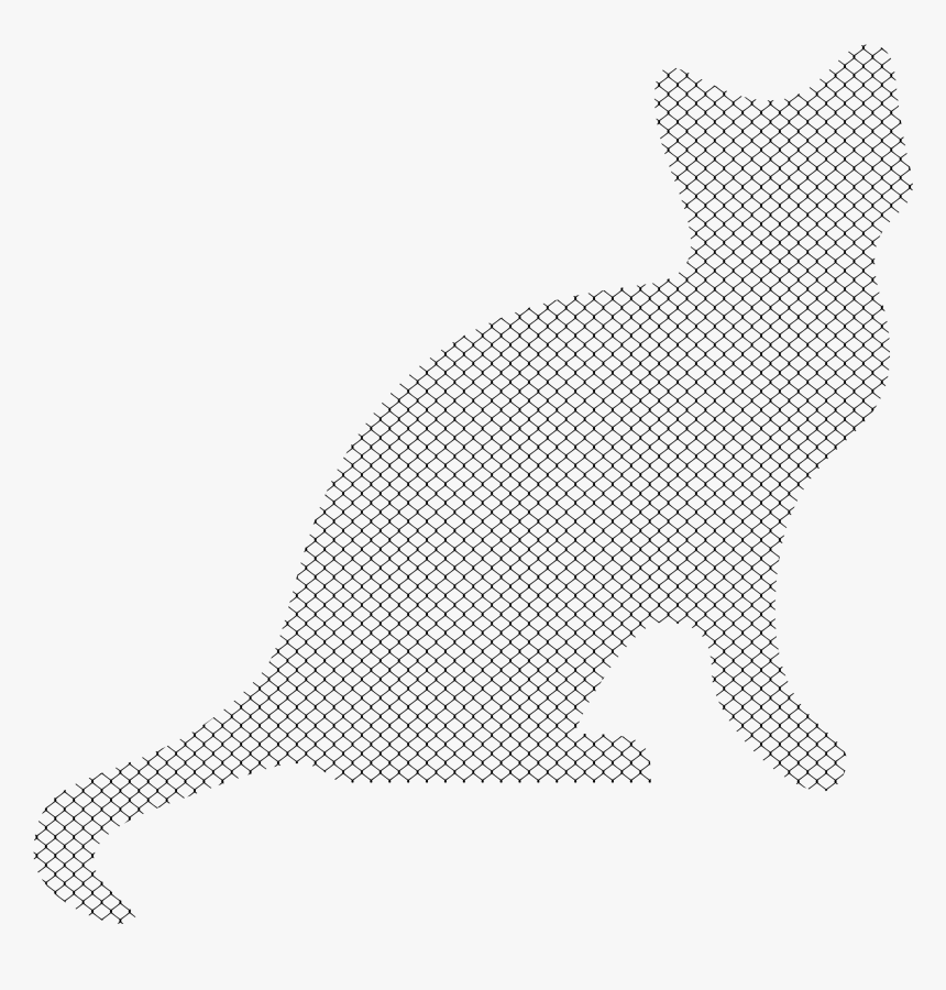 Cat Silhouette Png This Free Icons Png Design Of Meshed, Transparent Png