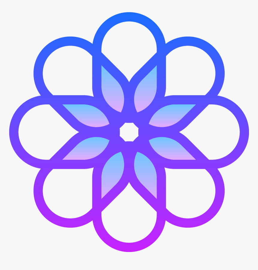 This Icon Is A Sunburst Shaped Flower Blossom, HD Png Download