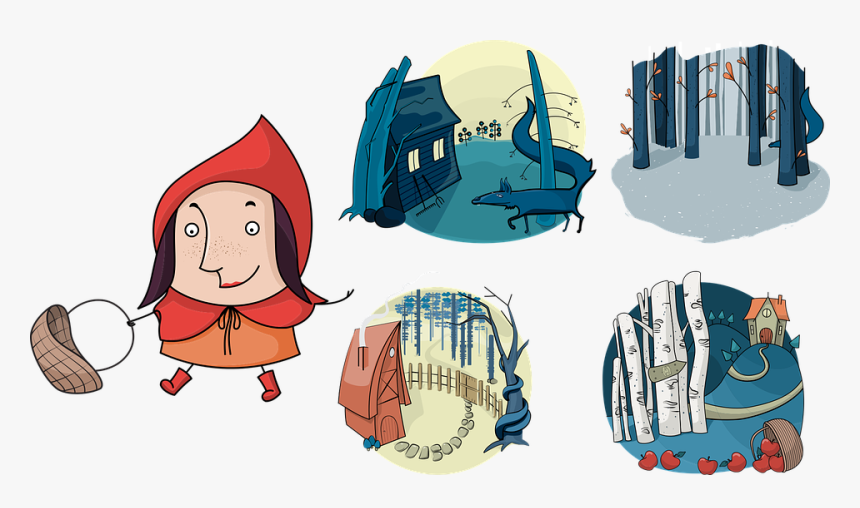 Red, Ridding, Hood, Backgrounds, Fairy Tail, Little, HD Png Download