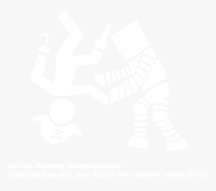 Copyrightslap Wtext-white, HD Png Download