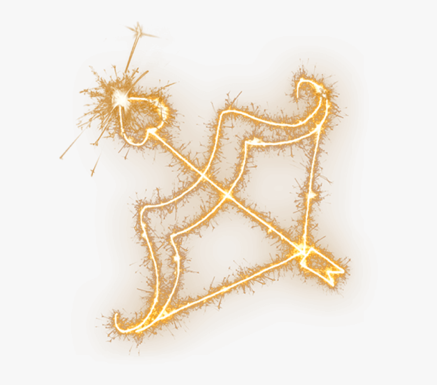 #fireworks #firecracker #gold #yellow #cupidsarrow, HD Png Download