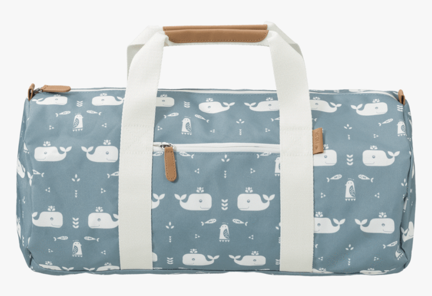 Weekend Bag Whale Blue Fog, HD Png Download