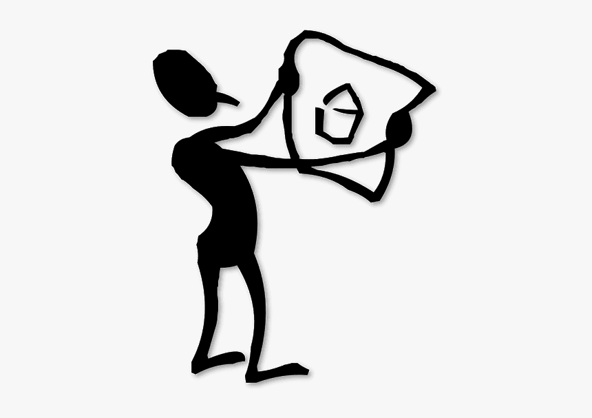 Reading Silhouette Png, Transparent Png