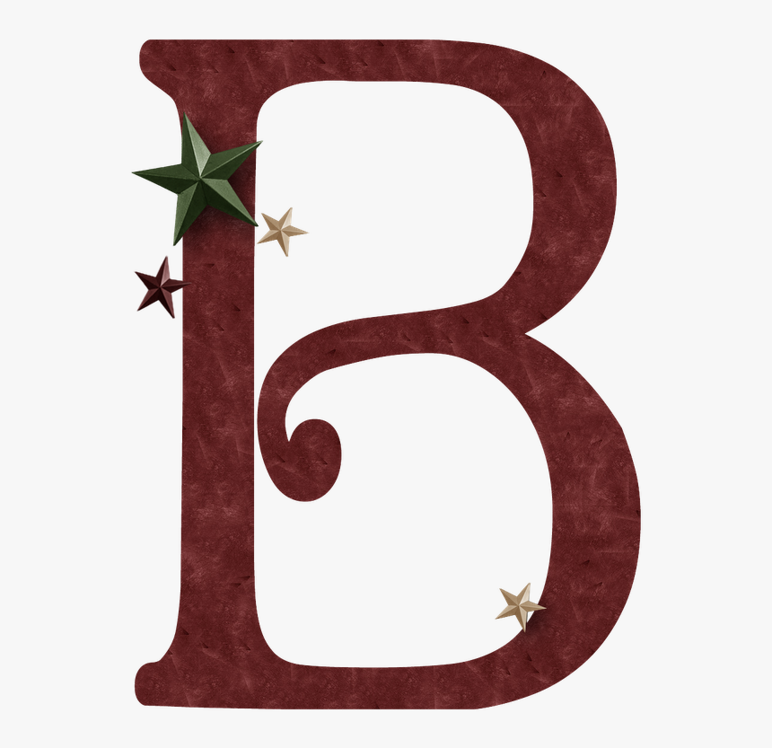 Decorative Letter B Png, Transparent Png