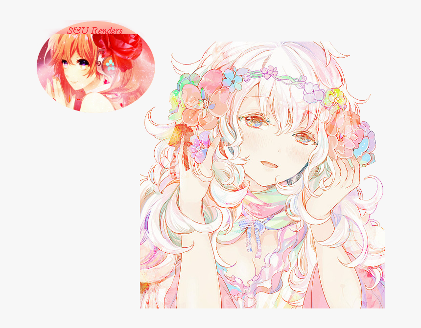 Anime Flower Girl Render , Png Download, Transparent Png