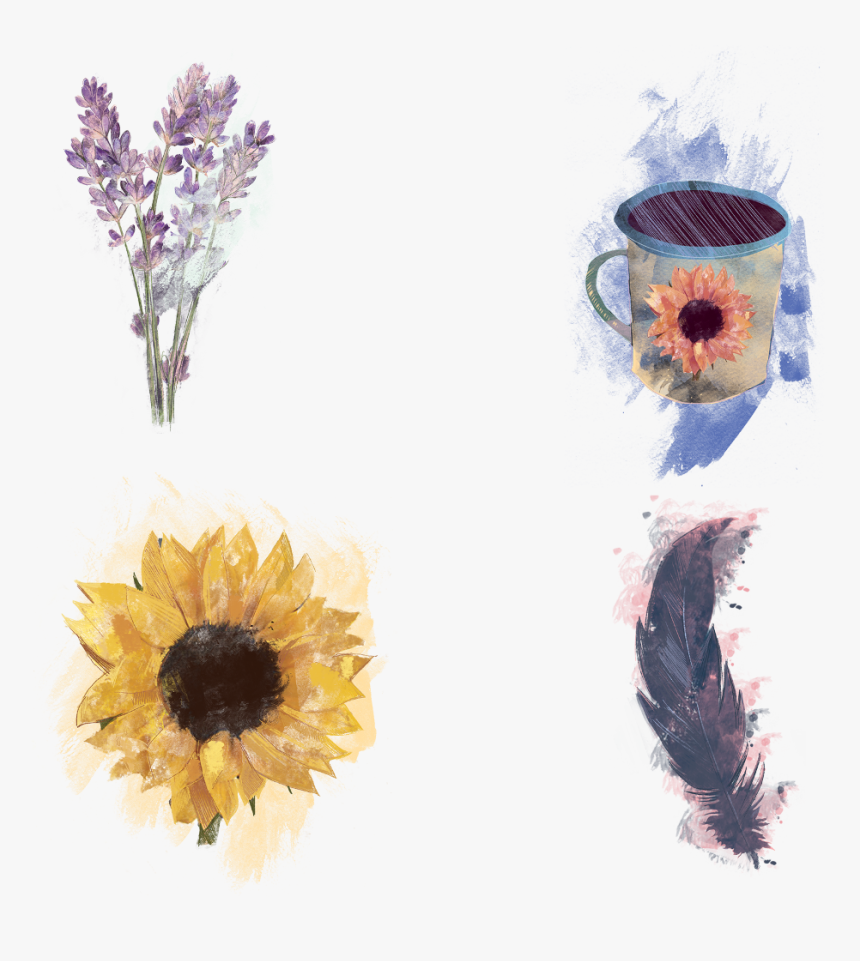 Use These Sample Clipart Items From The Watercolor, HD Png Download