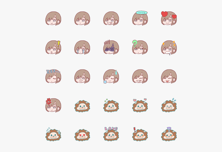 Lion Emoji Png, Transparent Png