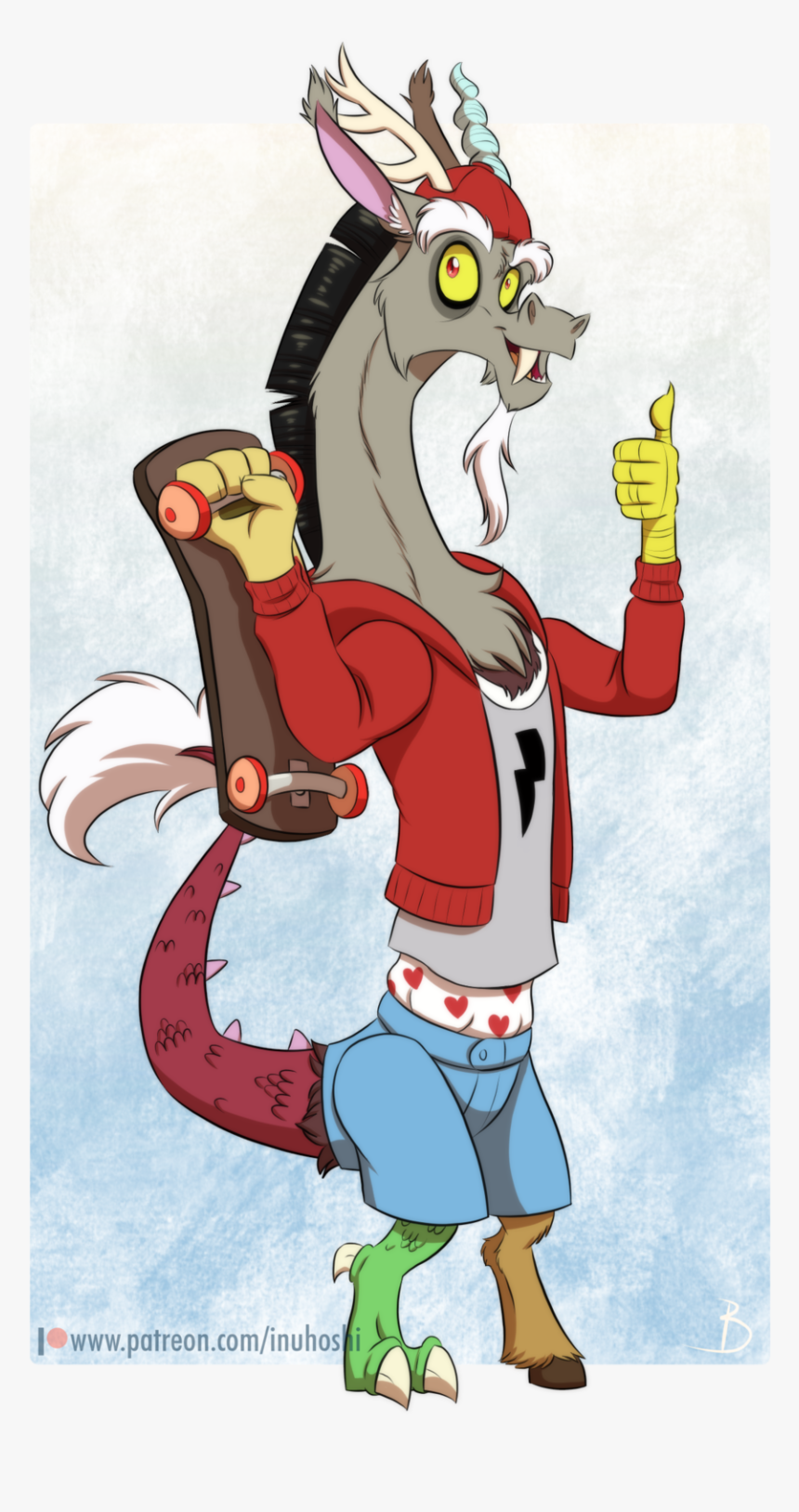 Discord, Draconequus, Gradient Background, How Do You, HD Png Download