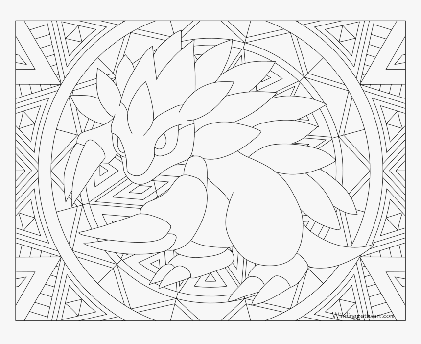 Pikachu Coloring Pages Adult , Png Download, Transparent Png