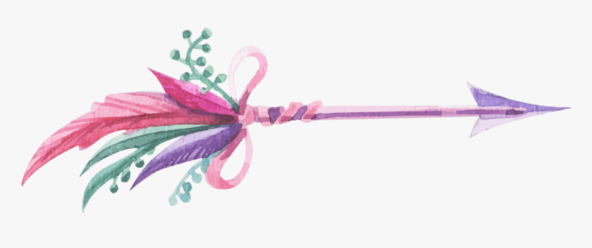 #feather #boho #bohemian #sticker #watercolor #bohofeathers, HD Png Download