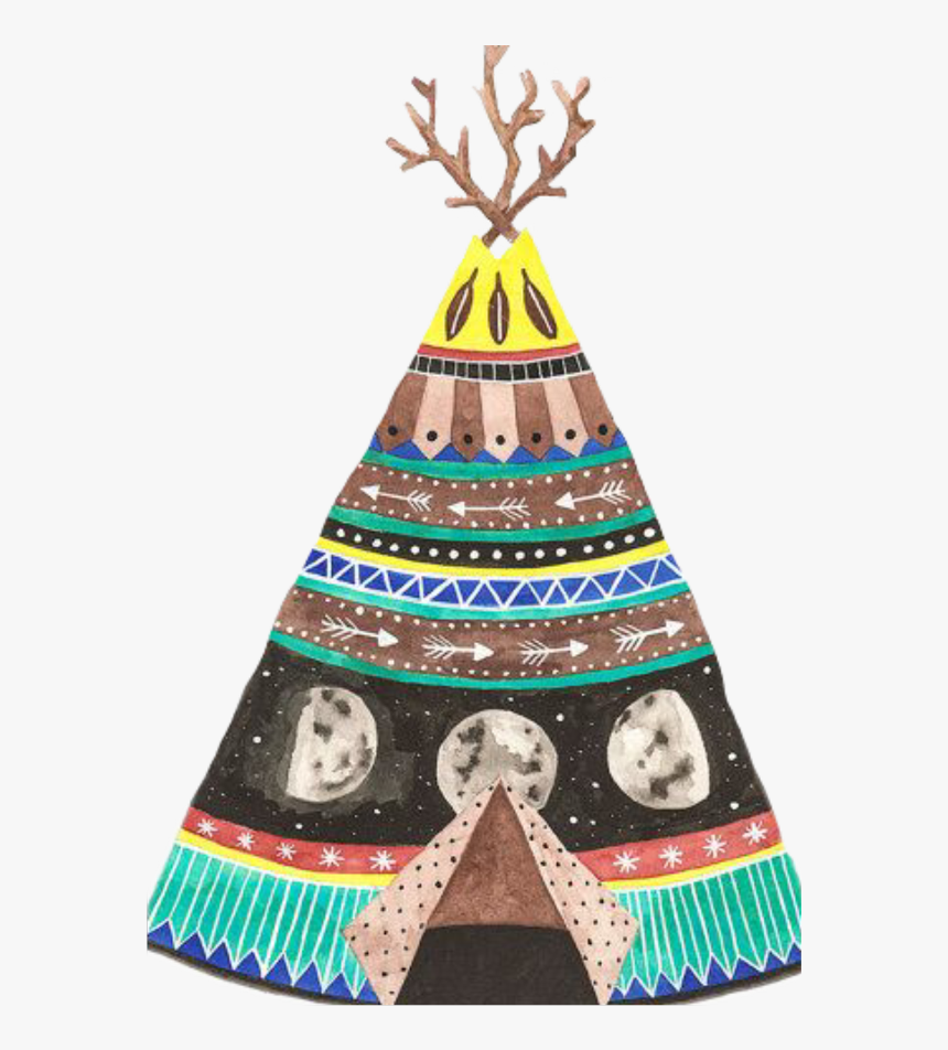 #feather #boho #bohemian #sticker #watercolor #bohofeathers, HD Png Download