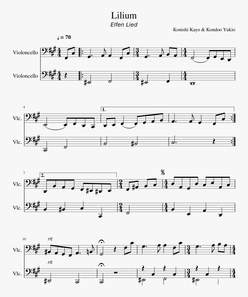 Elfen Lied Png, Transparent Png