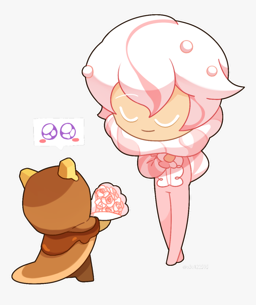 뼝쓰 리퀘박쓰 Requested Whipped Cream Cookie And Pancake, HD Png Download