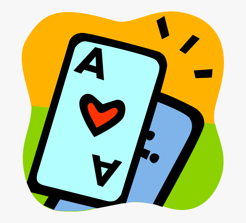 Vector Illustration Of Ace Of Hearts Casino And Gambling, HD Png Download