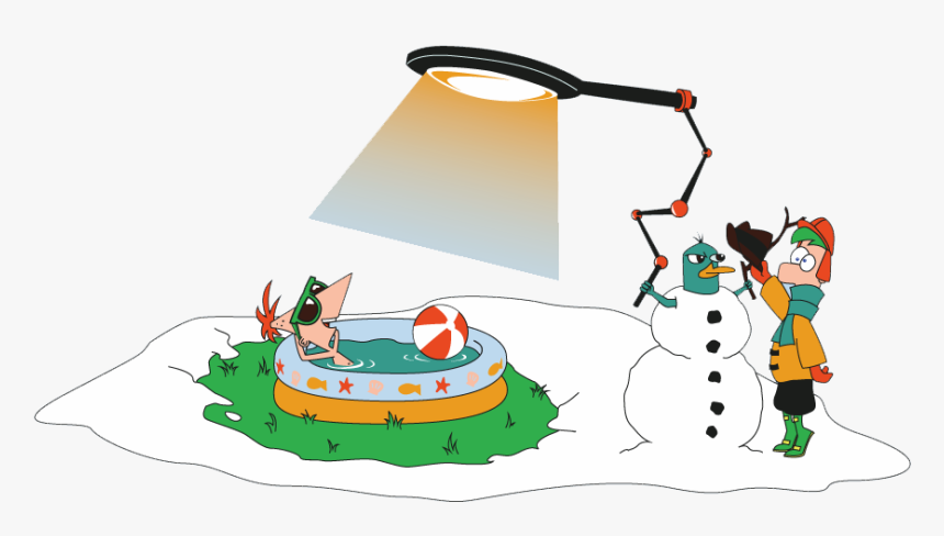 Phineas & Ferb Group Clipart, HD Png Download