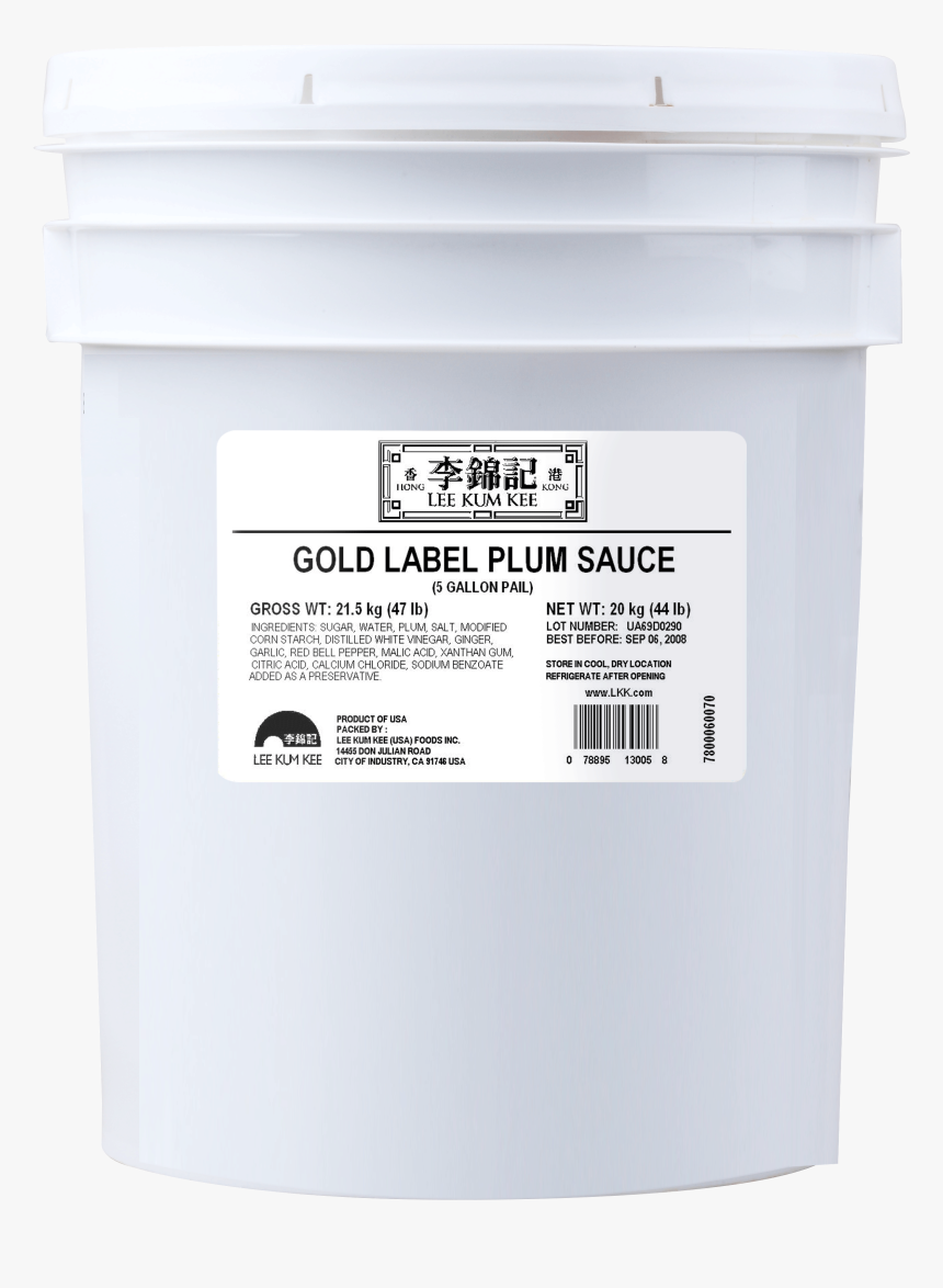Gold Label Plum 20kg 5gal, HD Png Download