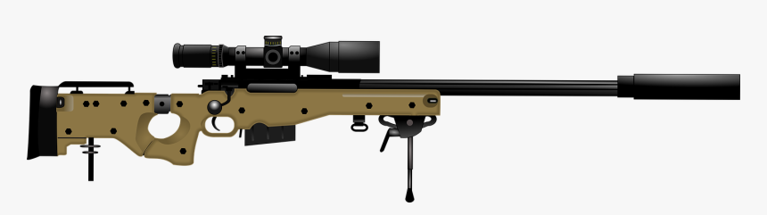 Rifle, Gun, Weapon, Pistol, Handgun, HD Png Download