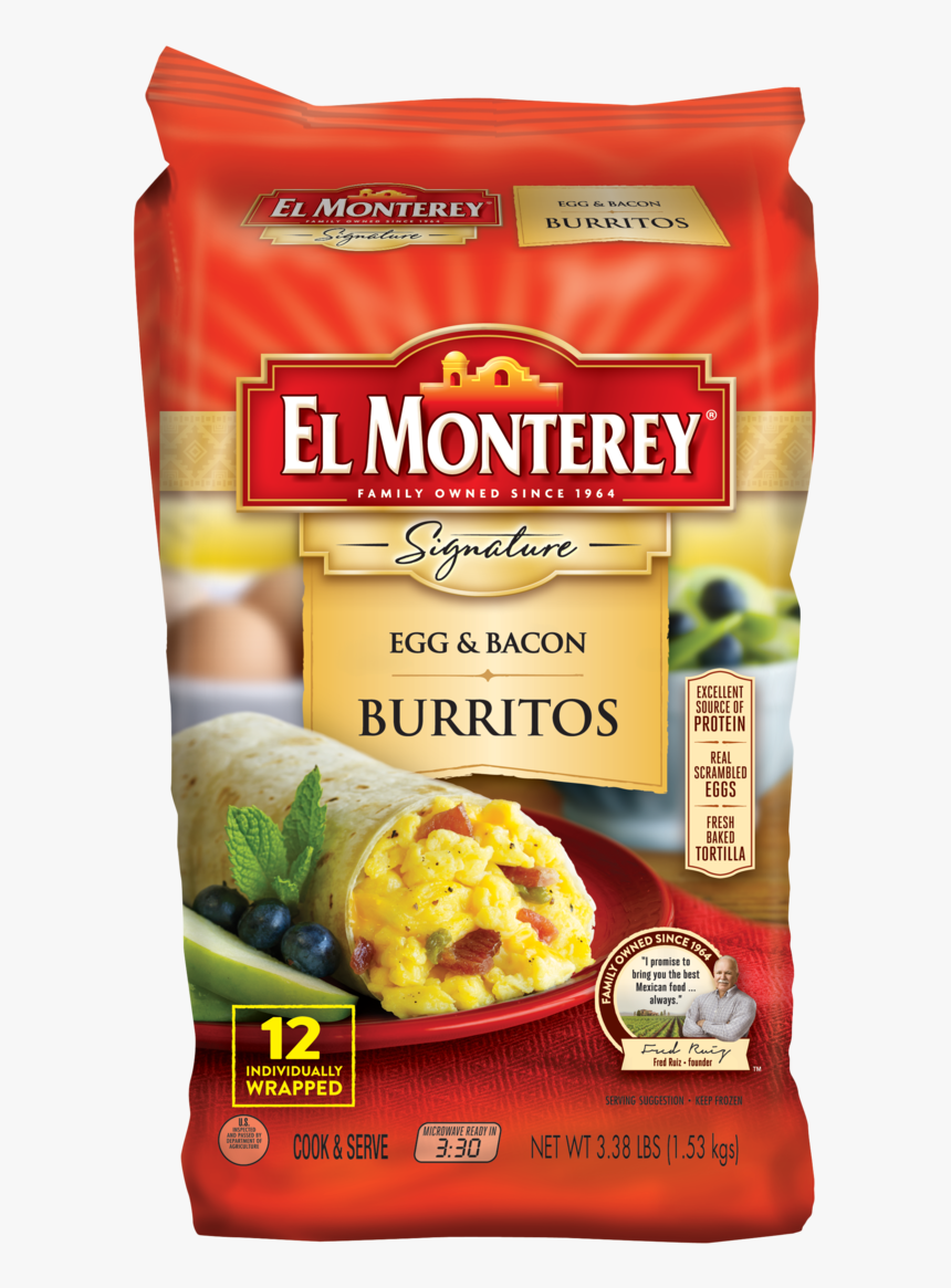 El Monterey Signature Breakfast Burritos 
 Class Img, HD Png Download