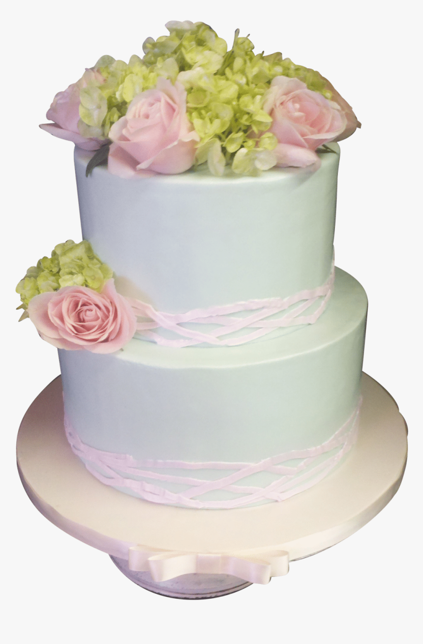 Soft Pink Wedding Cake, HD Png Download