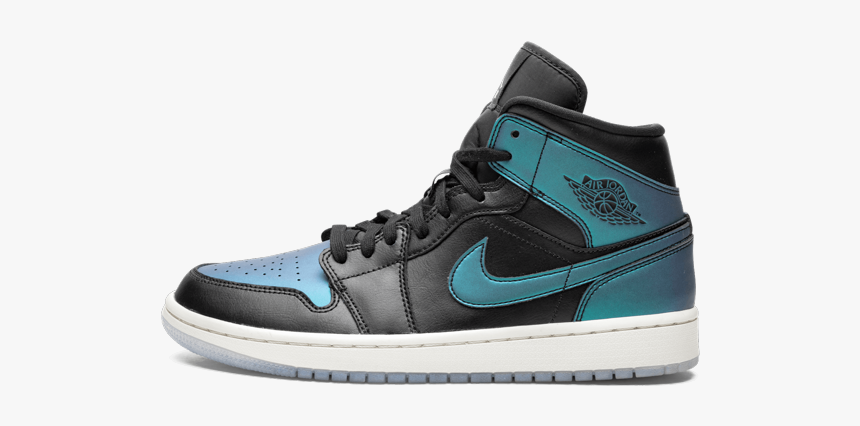 Wmns Air Jordan 1 Mid Iridescent, HD Png Download