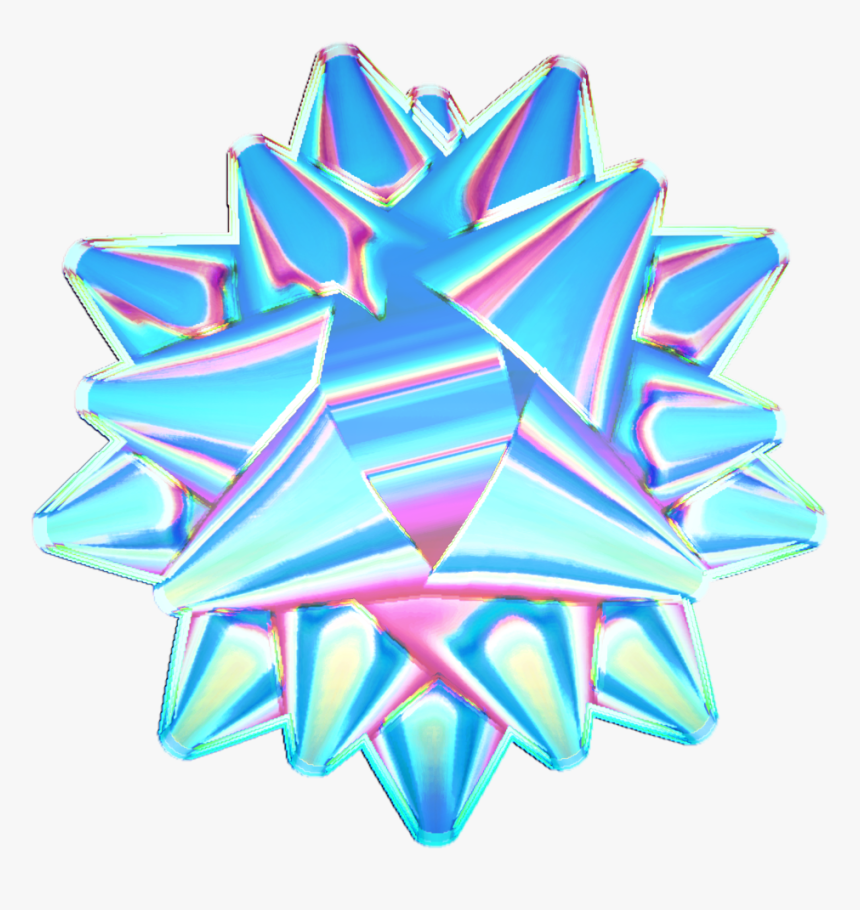 #bow #holo #holographic #iridescent #holodaze #holo, HD Png Download