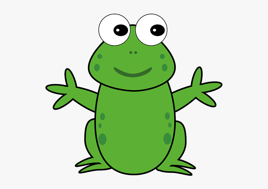 Smiling Frog Png, Transparent Png